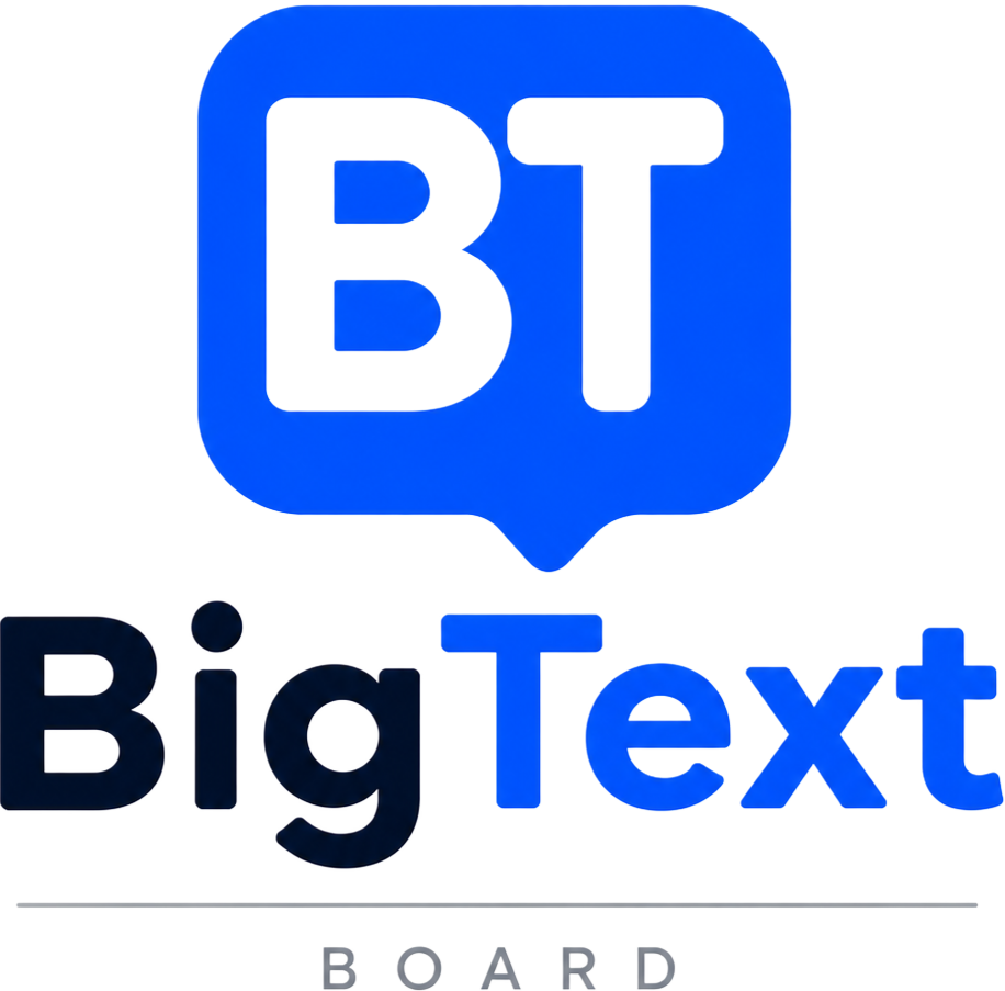 Bigtext Board Logo